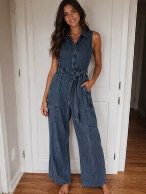 Universal Thread New With Tags Denim Jumpsuit Size 0